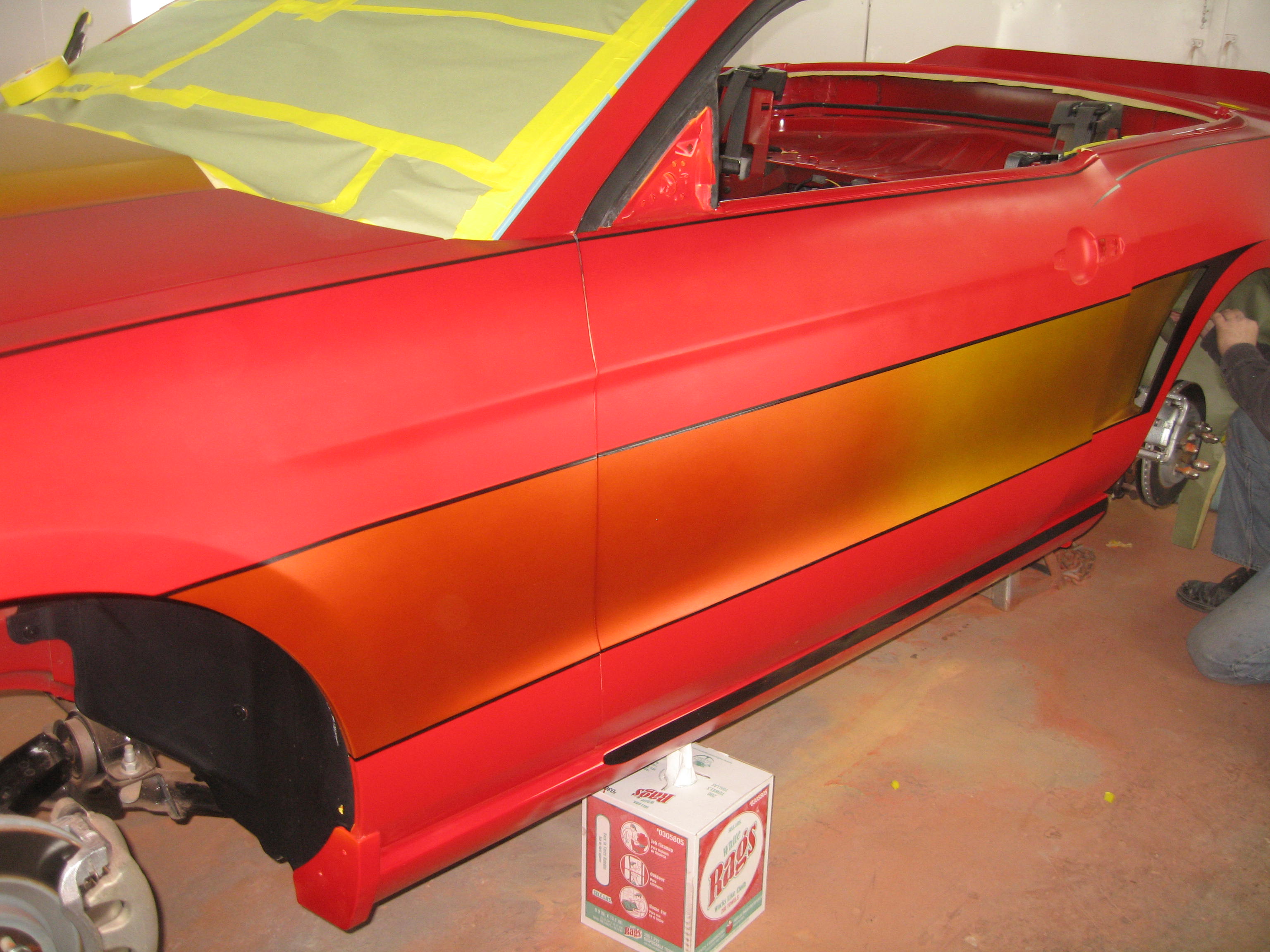 Custom Paint Work: Popular Mechanics Top Shop: Netcong Auto Restorations, 2011 Custom Mustang GT